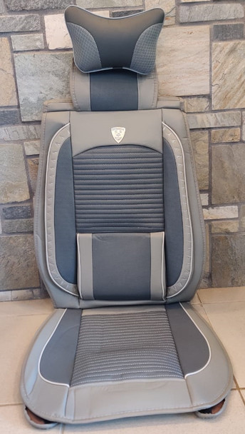 CAR SEAT COVER GREY JING PIN CHE SHI