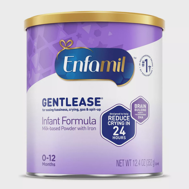 ENFAMIL INFANT FORMULA GENTLEASE 0-12 Months 12.4oz 352g