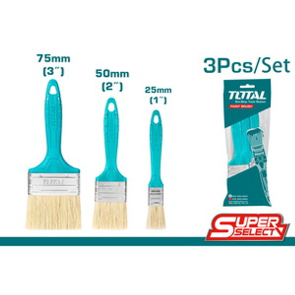 PAINT BRUSH 3PCS SET 3" 2" 1" TOTAL THT8450301