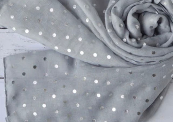 Hijab Scarf Small Foil Polka dots