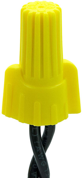 CONNECTOR WIRE SCREW ON 20AMPS YELLOW