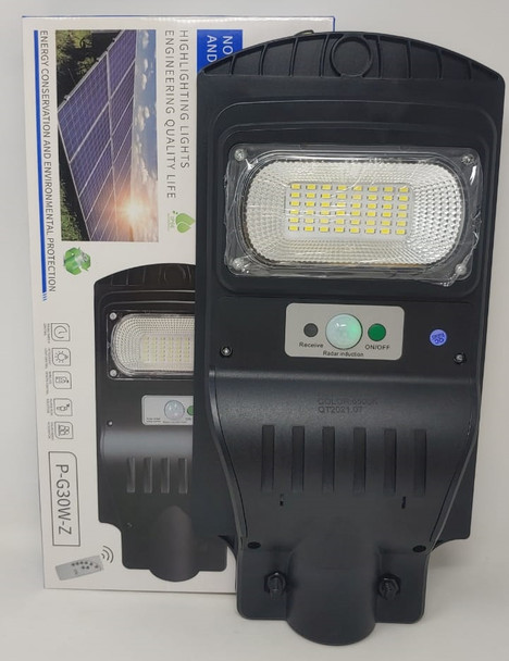 LIGHT SOLAR STREET LED 30W JORTAN P-G30W-Z WITH POLE