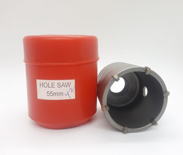 SAW HOLE CUTTER 55MM X 1 5/8" IN RED CASE