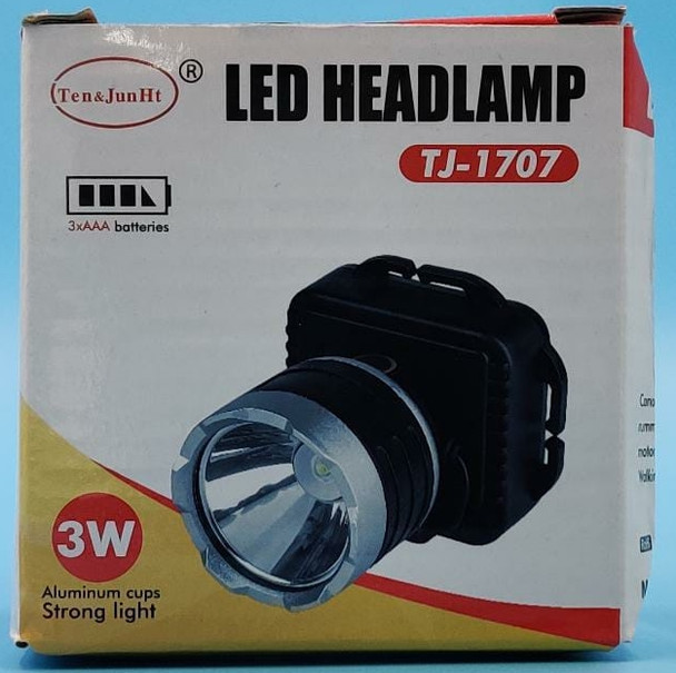 HEADLAMP LED TJ-1707 3W TEN & JUN HT