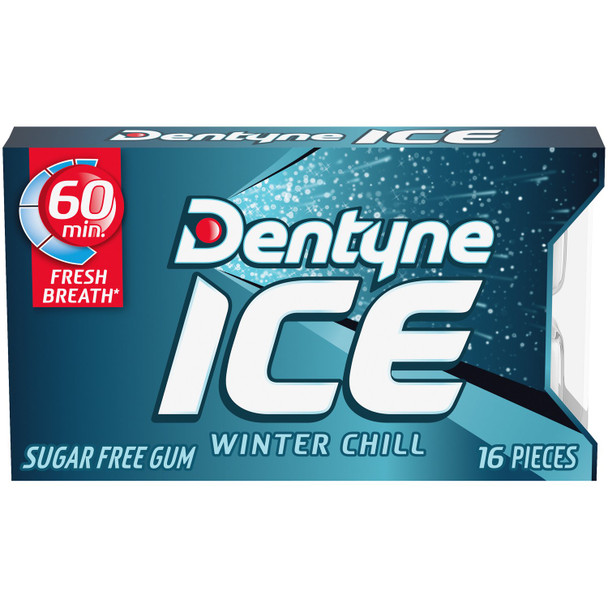 DENTYNE ICE WINTER CHILL GUM SUGAR FREE 16-PIECES