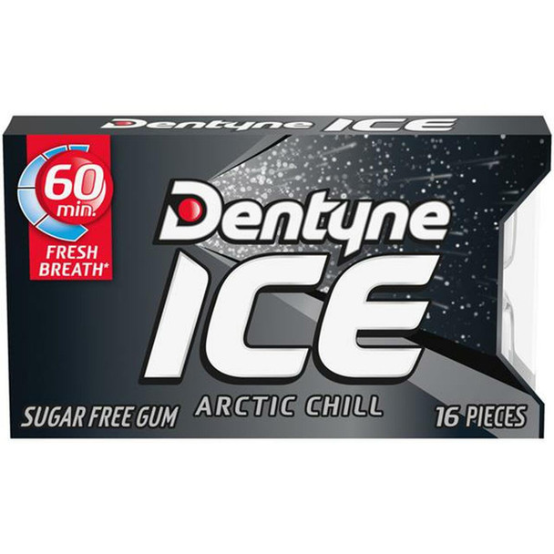 DENTYNE ICE ARTIC CHILL GUM SUGAR FREE 16-PIECES
