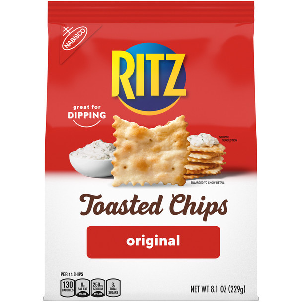 NABISCO RITZ ORIGINAL TOASTED CHIPS