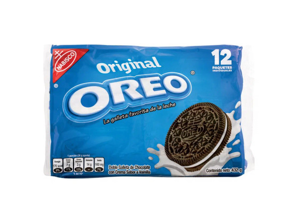 NABISCO OREO ORIGINAL COOKIES 12PACK OF 4-COOKIES PER PACK 432g