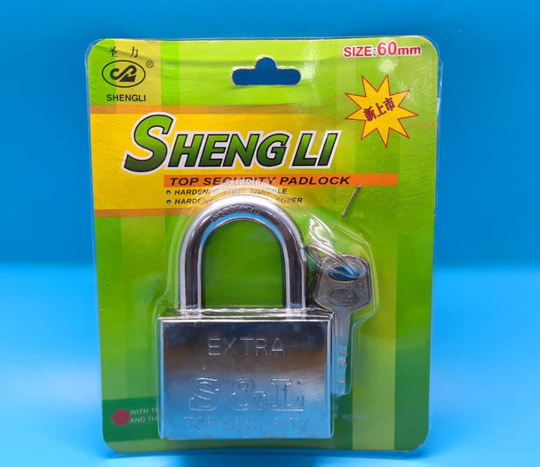 PADLOCK 60MM SHENGLI S/STEEL SHORT