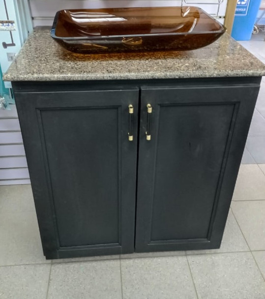 BATHROOM CABINET TOP SINK & GRANITE 30" LOCAL MADE