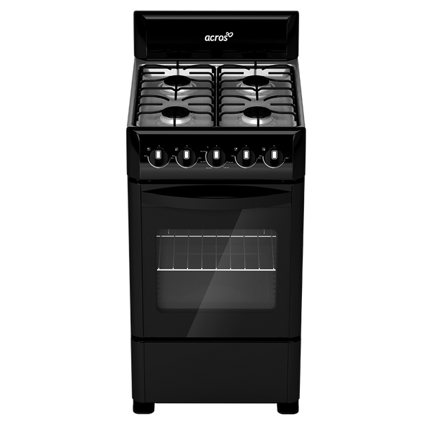 STOVE 4 BURNER ACROS LAW5300B 20" BLACK 1Y