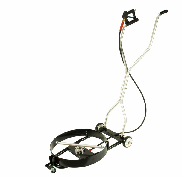 PRESSURE WASHER GUN JET ON WHEELS 4 JETS UNDERCARRIAGE CLEANER BLACK