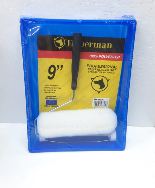 ROLLER BRUSH KIT DOBERMAN 3PCS SET WITH TRAY  150181