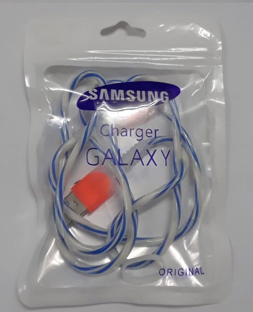 SAMSUNG USB CABLE GALAXY WHITE & BLUE