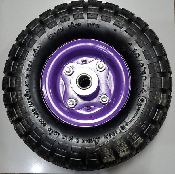 HAND TRUCK TROLLY WHEEL 4.10/3.50-4 4P PURPLE