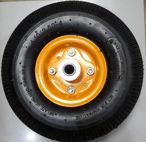 HAND TRUCK TROLLY WHEEL 4.10/3.50-4 4P ORANGE