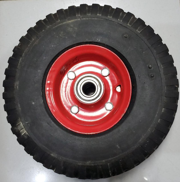 TROLLY WHEEL SOLID D16 RED BEARING