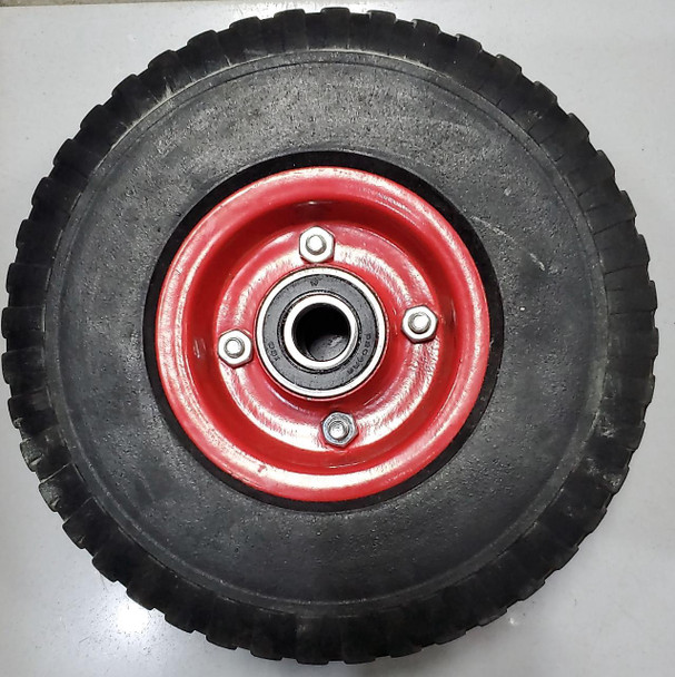 TROLLY WHEEL SOLID D20 RED BEARING #11