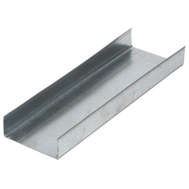 METAL TRACK 10' X 2 1/2" 25/26G NO HOLE