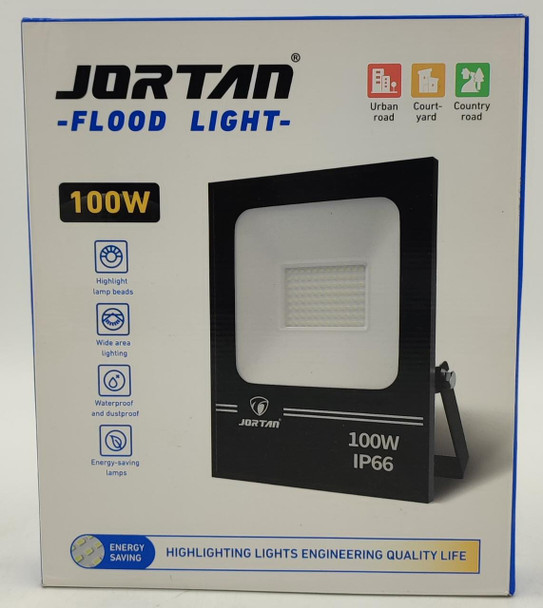 LAMP LED FLOOD 100W JORTAN JGTGD-TP100W W JGTGD-TP100W W IP66 85-265V 50/60HZ 6500K