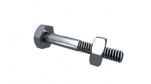 BOLT & NUT 1/2" X 2 1/2"