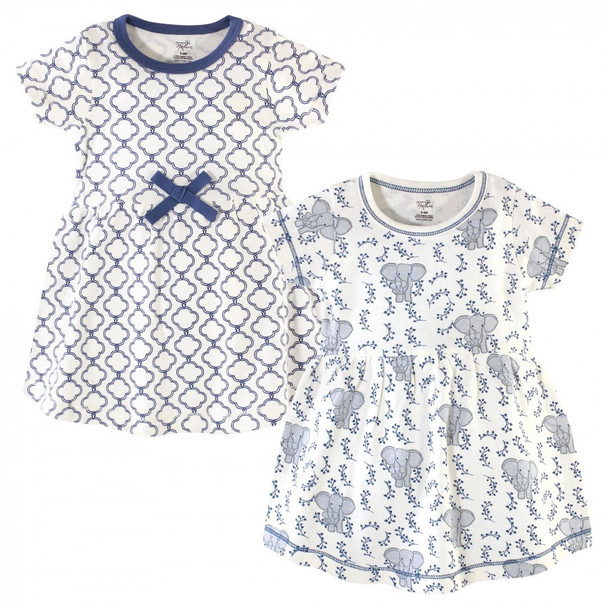 Baby Dress Set Touched By Nature 2pc Organic Cotton Elephant
