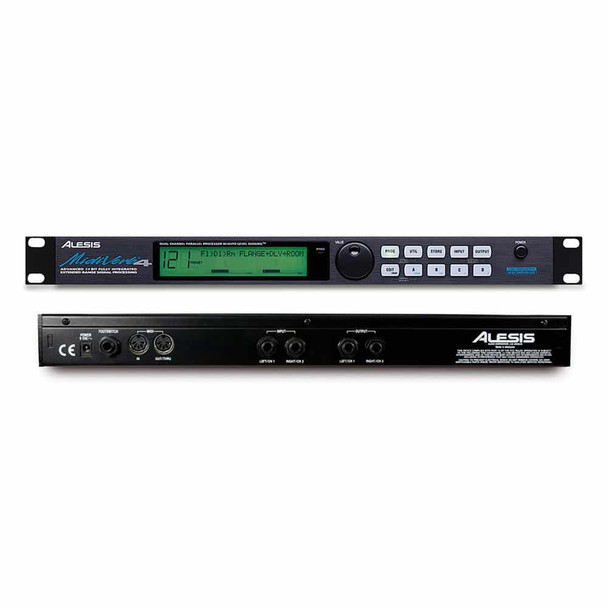 REVERB ALESIS MIDIVERB 4 MD4 DUAL CH PROCES