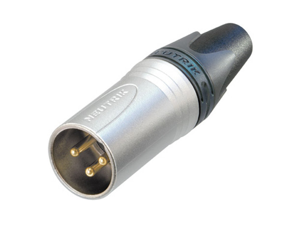 PLUG XLR MALE NEUTRIK NC3MXX INLINE H/DUTY