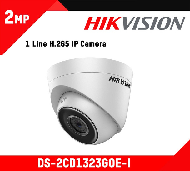 SECURITY CAMERA IP HIKVISION DS-2CD1323G0E-I 2MP DOME