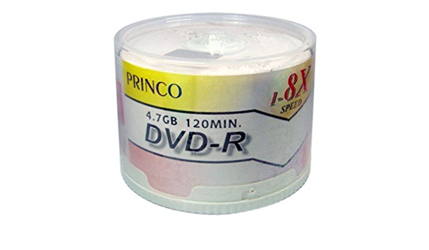 DVD BLANK PRINCO DVD-R 8X WHITE WITHOUT CASE SOLD EACH