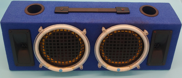 SPEAKER BOX CAR LAFA 6" FB003 (BLUE BOX)