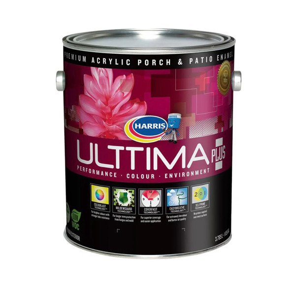 PAINT HARRIS PORCH & PATIO WHITE 1 GAL
