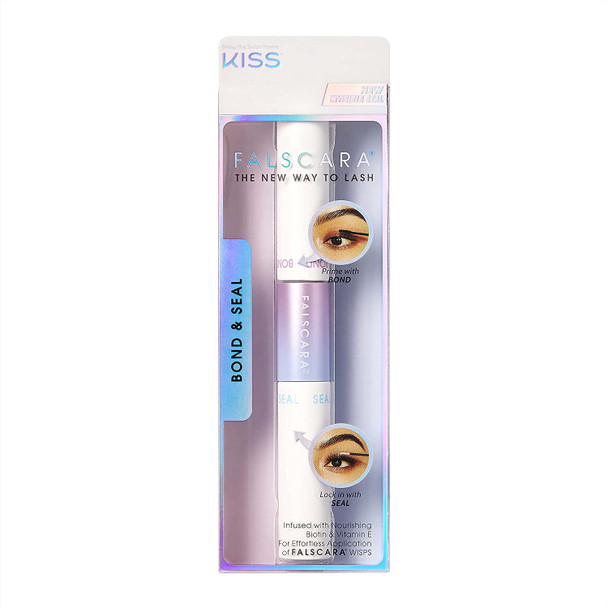 Eyelash Adhesive KISS Falscara Extension Bond & Seal Infused with Biotin & Vitamin E