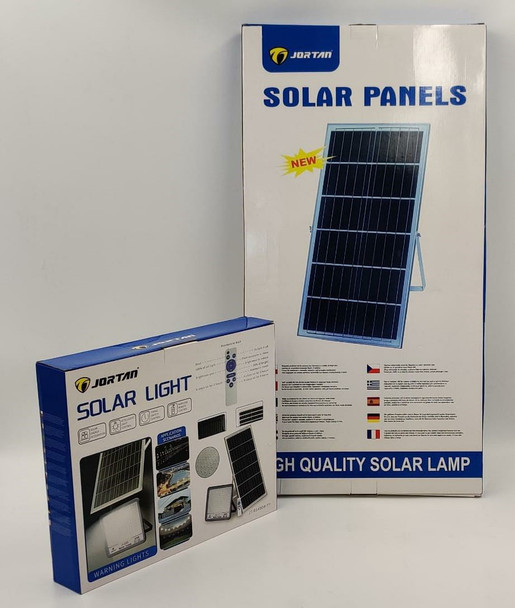LAMP LED SOLAR FLOOD 400W JORTAN JT-BS-400W-TF + JT-BS400W-TFTZ 6500K IP66