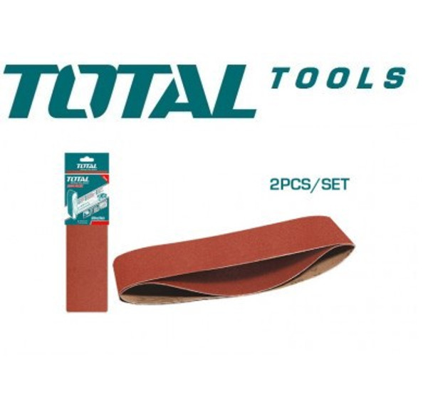 SANDING BELT 2PCS SET TOTAL TAC750802 P80 4" X 24" 100X610MM