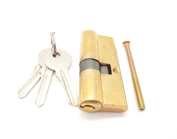 REPLACEMENT CYLINDER AND KEY FOR METAL DOORS
