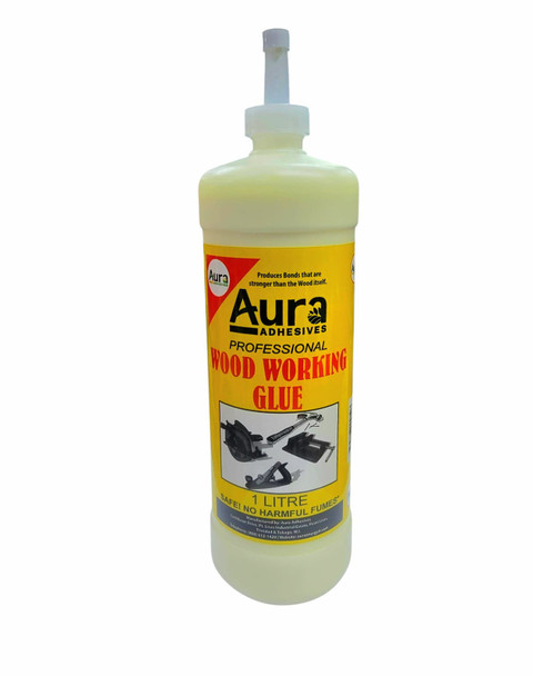 GLUE AURA YELLOW WOOD WORKING 1 LITRE