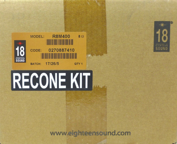 SPEAKER RECONE KIT 18SOUND R8M400FC FOR 8M400 8OHMS