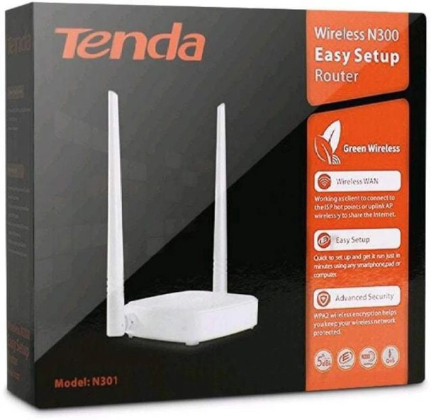 COMPUTER ROUTER WIFI N TENDA N301 N300