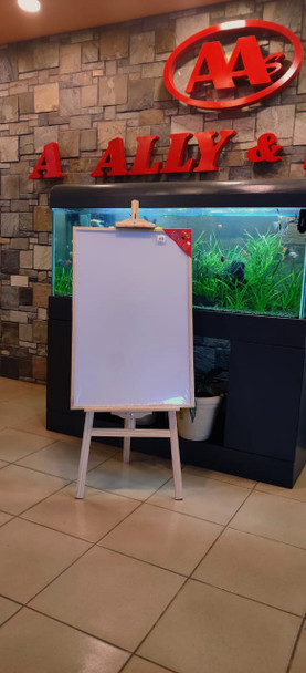 EASEL STAND & BOARD WOOD FRAME 2' X 3' 60X90CM