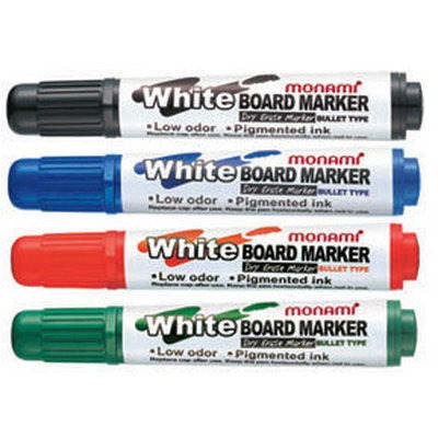 STATIONERY WHITEBOARD MARKER MONAMI BULLET TYPE