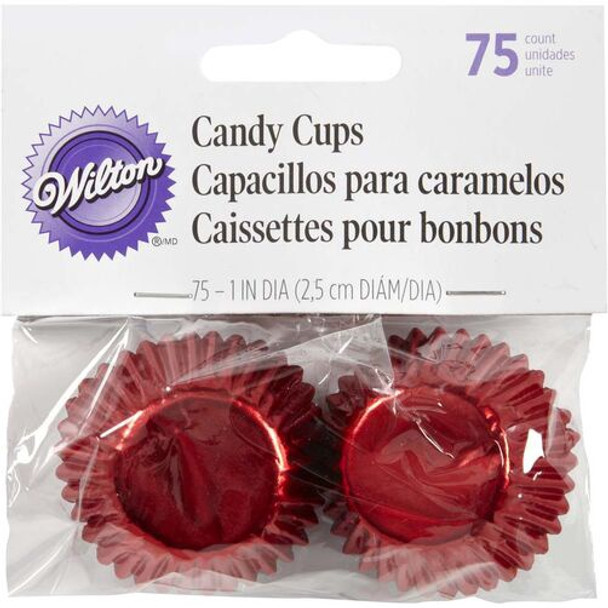 BAKING WILTON CANDY CUPS 75PCS MINI 415-314