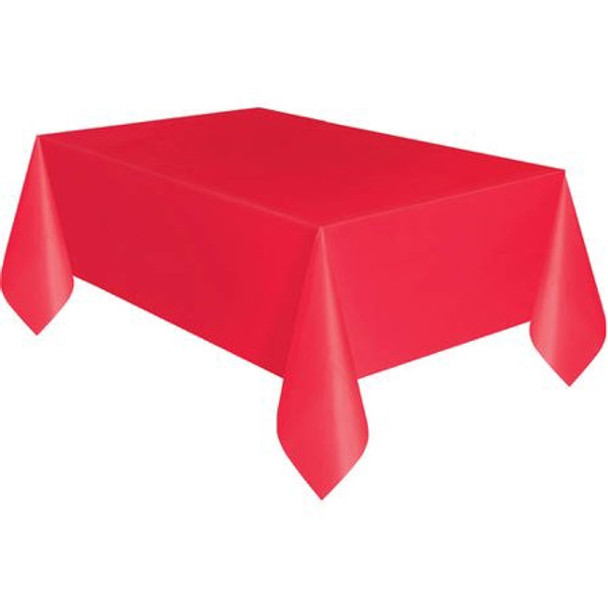 PARTY PLASTIC TABLE COVER 54" X 108" 1.37M X 2.74M UNIQUE