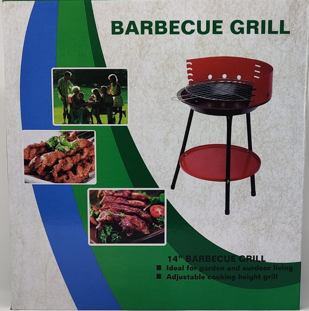 BAR B QUE GRILL PORTABLE MD-8007 14" BARBECUE