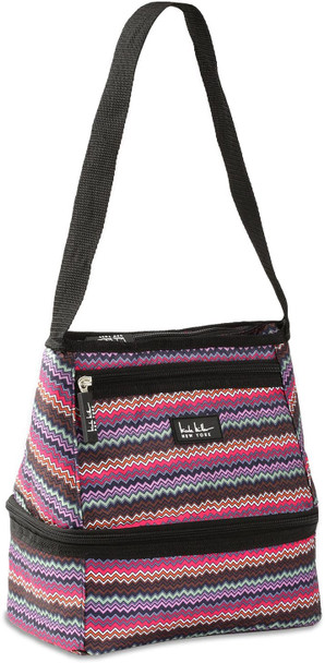 Bag Insulated Lunch Cooler Nicole Miller New York Alyssa Pink 10" Lunch Tote