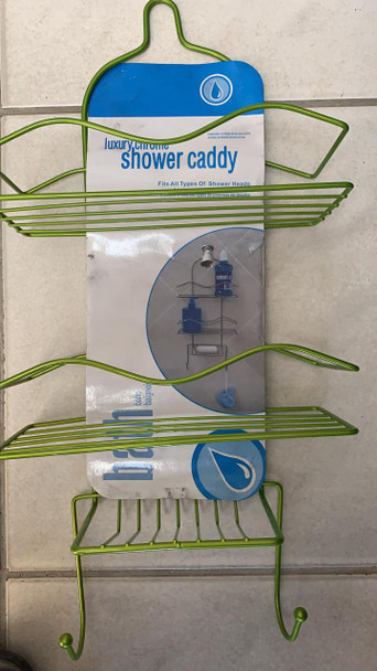 SHOWER CADDY 3 TEIR  LUXURY CHROME RYW-0212