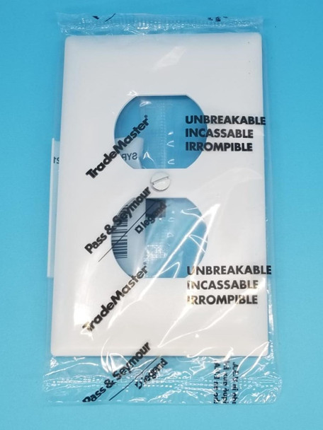 COVER DUPLEX WHITE PASS & SEYMOUR LEGRAND 320J TP8-W