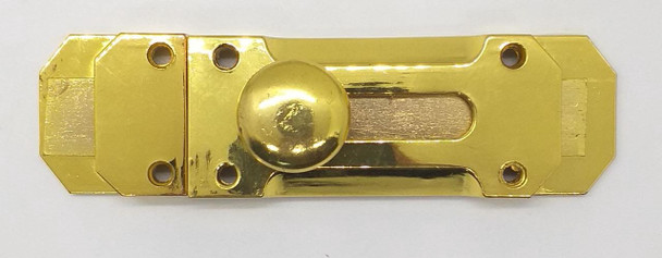 TOWER BOLT 5 1/2" GOLD FLAT SQUARE