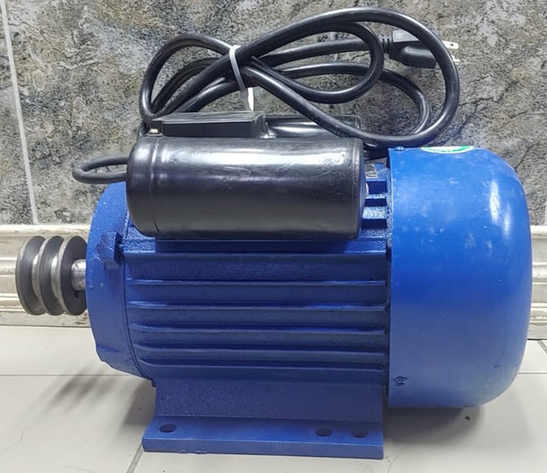 PLUCKING MACHINE MOTOR WITH PULLEY #60 YL-90-4 1.5KW 110V