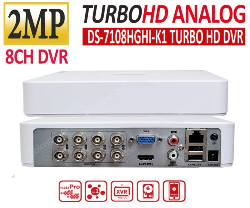 SECURITY DVR HIKVISION TURBO HD 7100 SERIES DS-7108HGHI-K1 8-PORT